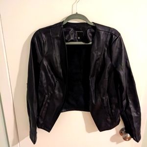 Faux leather jacket, Dynamite size L